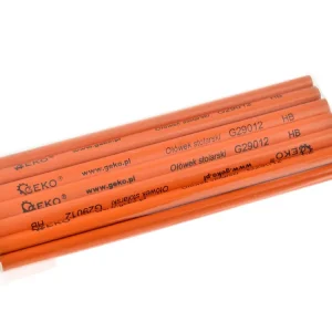 Újdonság Geko asztalos ceruza, HB, 18cm, 12db